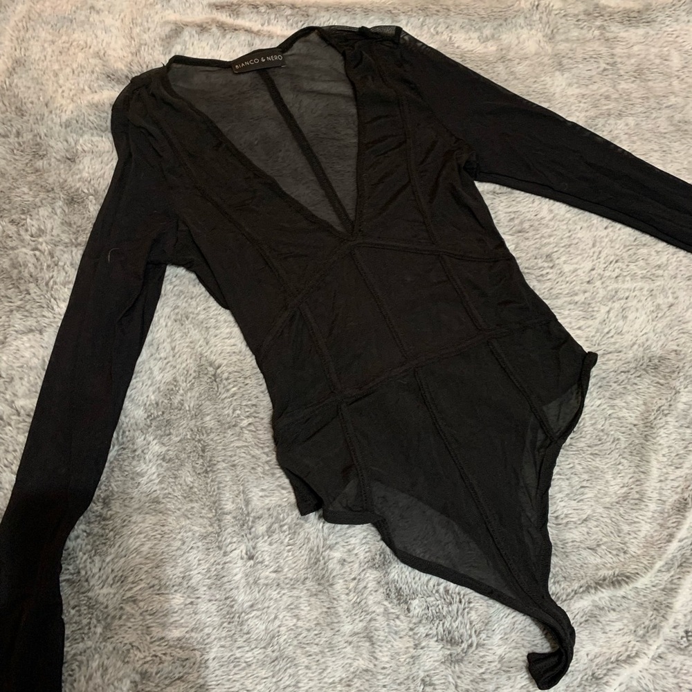 Sexy sheer bodysuit